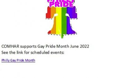 COMHAR supports Gay Pride Month June 2022