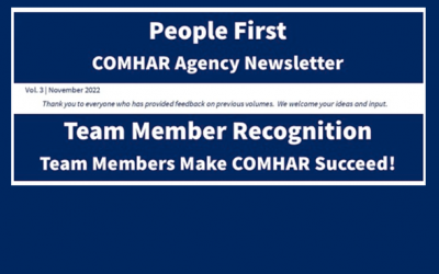 COMHAR Agency Newsletter Vol. 3