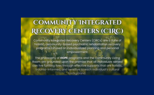 Community Integrated Recovery Centers (CIRC)